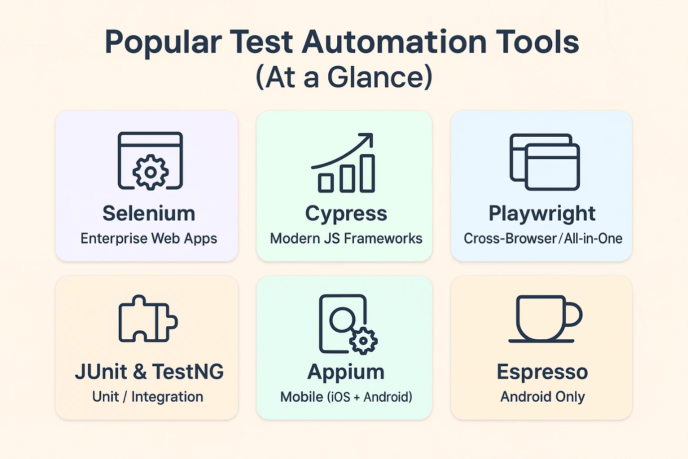 Popular Test Automation Tools