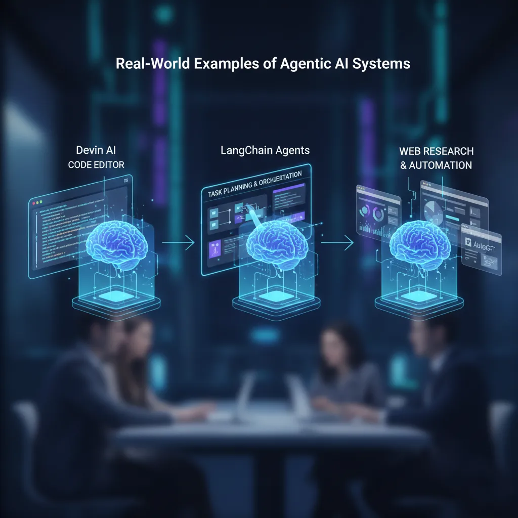 few current examples of agentic AI