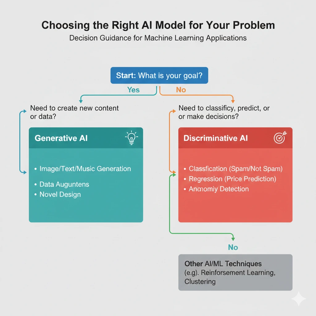 How to Decide: Generative or Discriminative Models