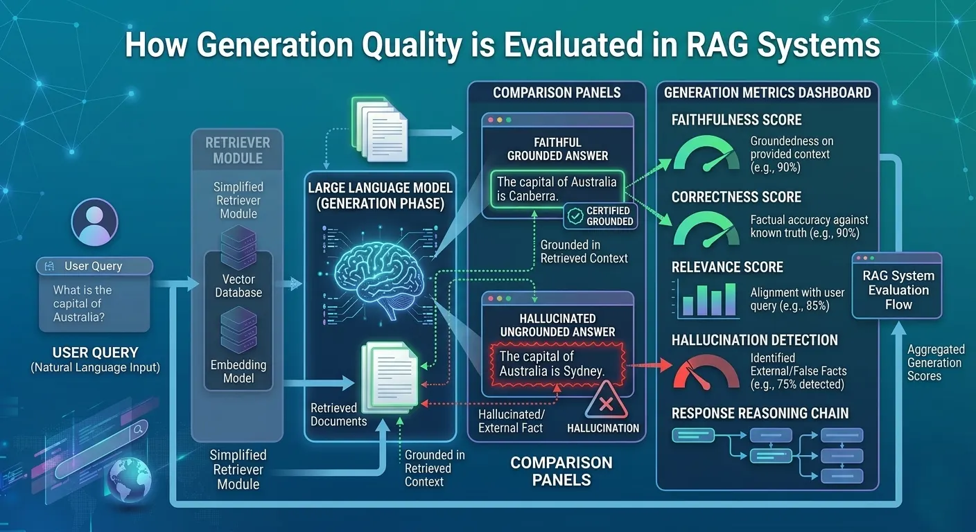 how generation quality evaluated RAG systems