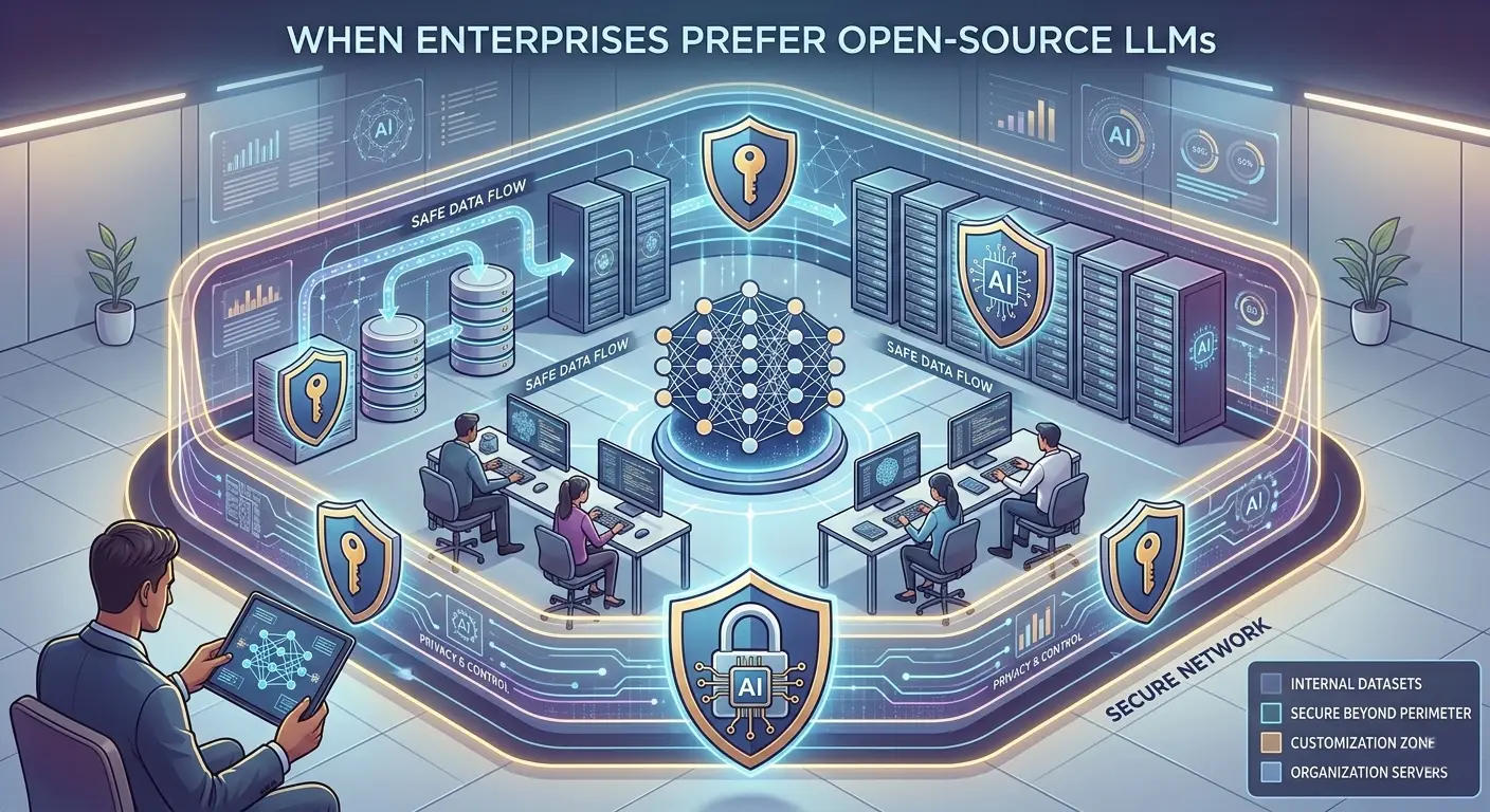When Should Enterprises Choose Open-Source LLMs?