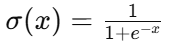 Formula of sigmoid